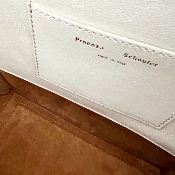 Proenza Schouler leather pipe bag cream large shoulder New with tags - Picture 16 of 16